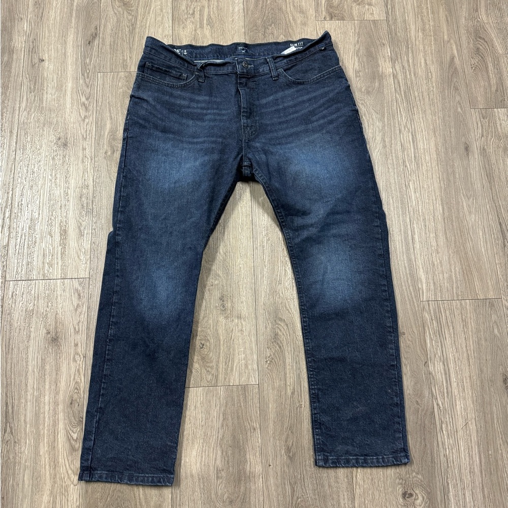 Nautica Men's Slim Jeans - Dark Blue